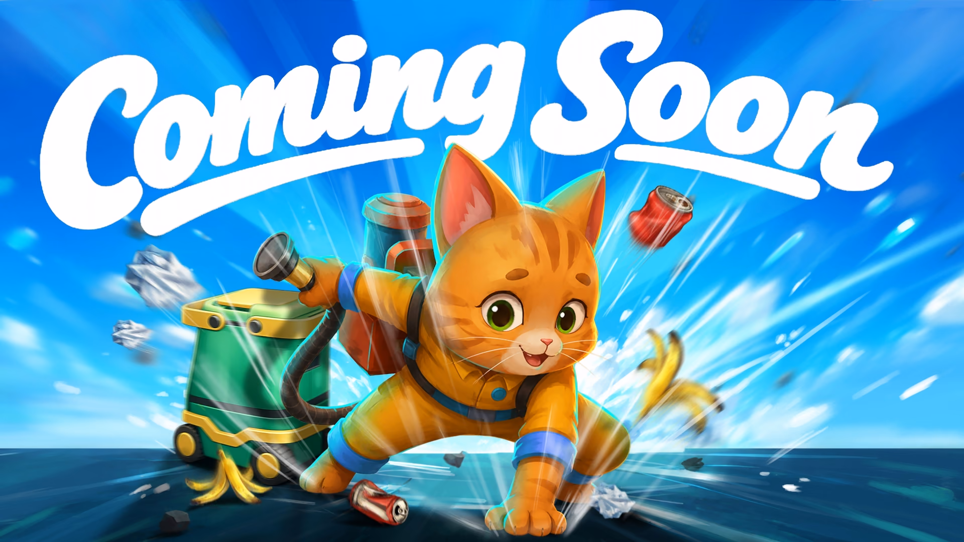 Cat hero key art illustration – concept art by Hexar Studios