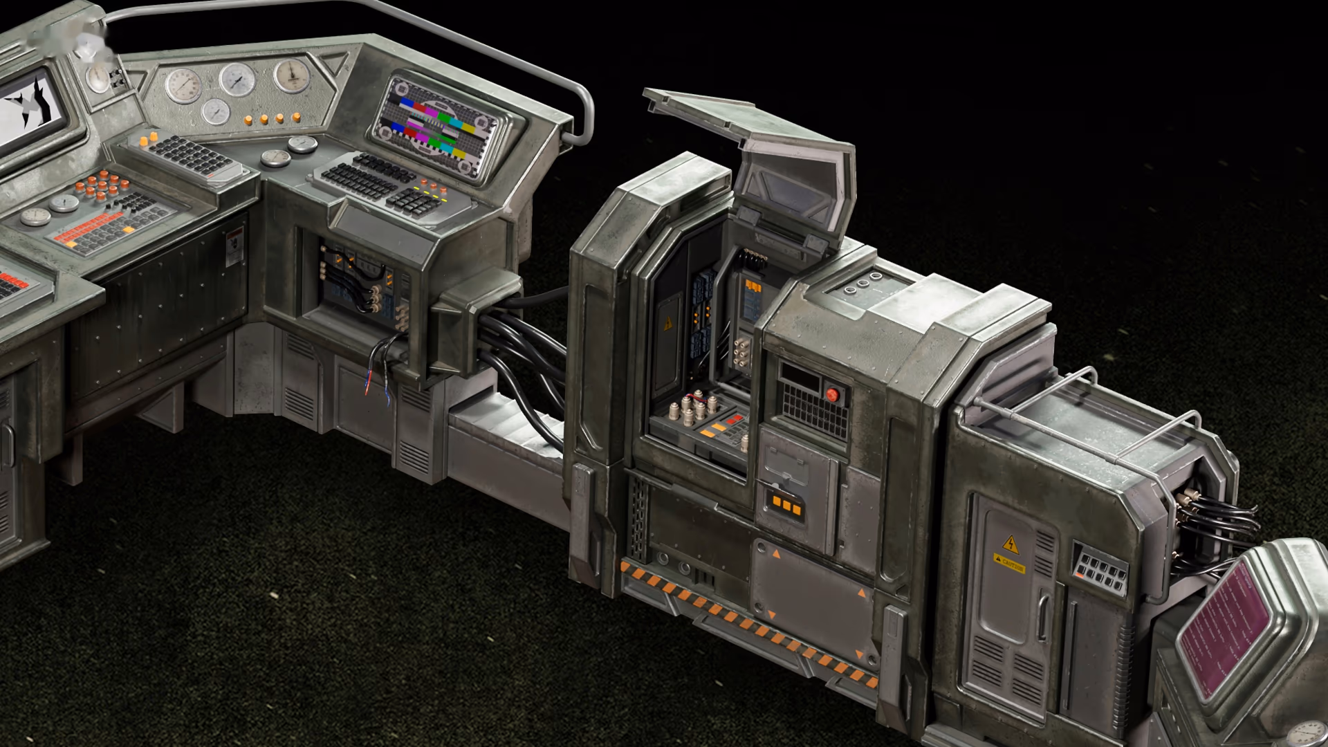 P Hangcontrolpanel – game art by Hexar Studios