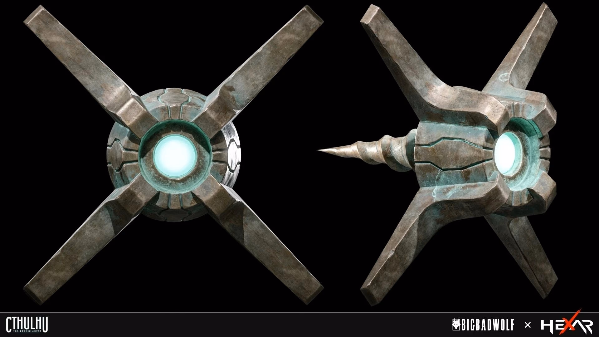 Eldritch relic beacon – Cthulhu: The Cosmic Abyss 3D game art by Hexar Studios