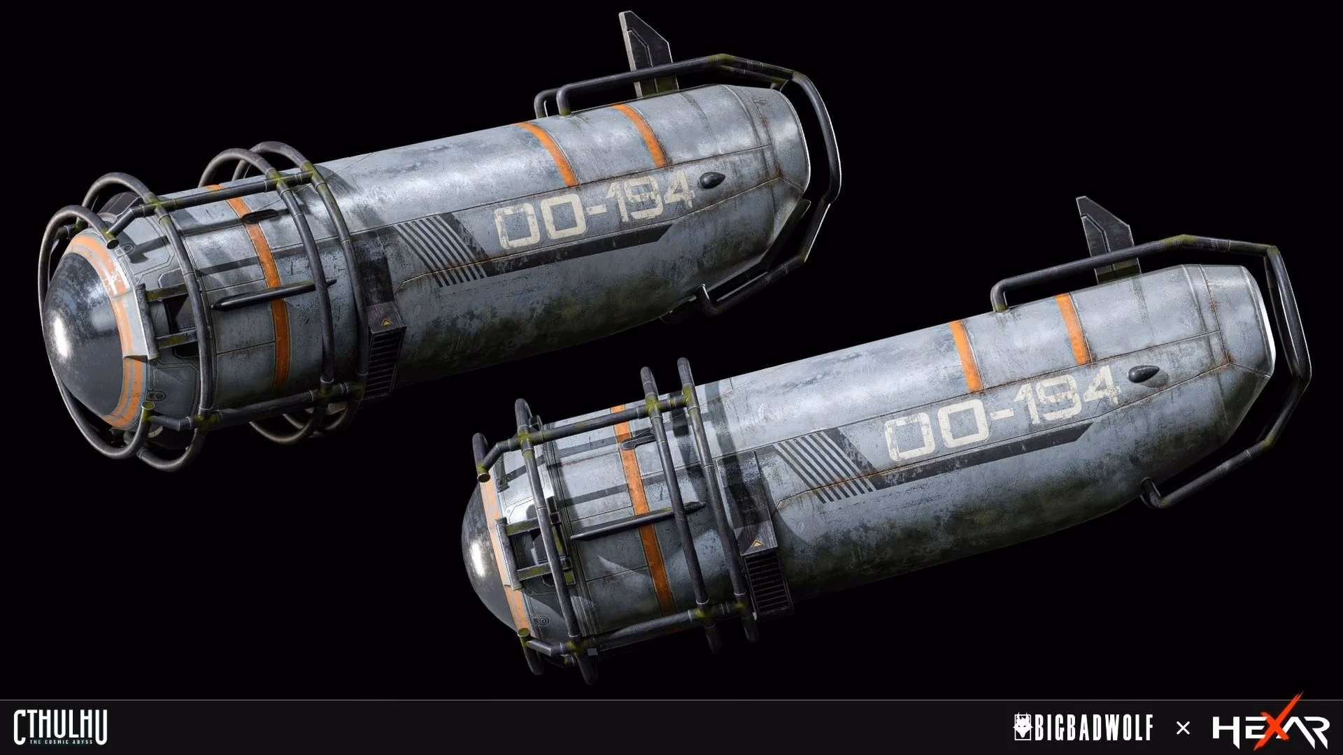 Pressurised storage tanks – Cthulhu: The Cosmic Abyss 3D game art by Hexar Studios