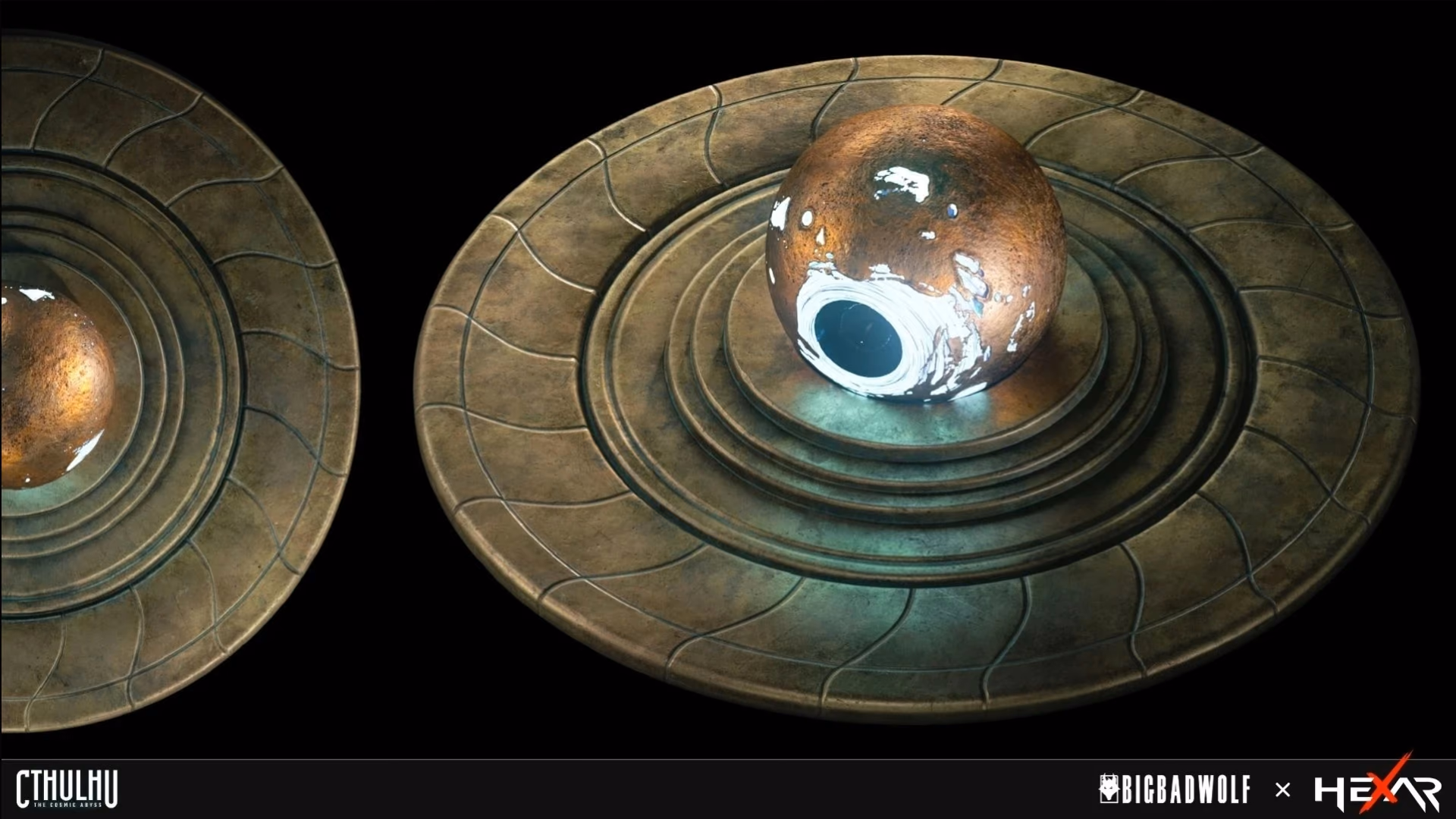 Glowing relic dais – Cthulhu: The Cosmic Abyss 3D game art by Hexar Studios